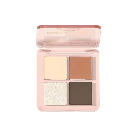 Four Color Eyeshadow Palette Matte Shimmer Sparkle Nude Eye Makeup Long Lasting Cosmetics Eyeshadow Compact