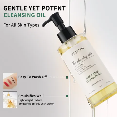 Olio Struccante Controllo Pori Pulizia Viso Delicato Struccante Profonda Pulizia Rinfrescante Cura Della Pelle Liquido