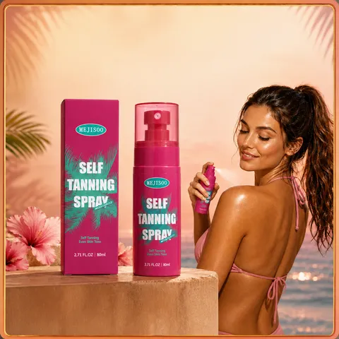 Self Tanning Spray Long Lasting Hydrating Body Bronzer Fast Drying Even Streak Free Sunless Tanner for Glowing Skin
