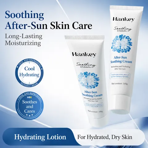 Hankey Nach der Sonne Beruhigende Creme Feuchtigkeitsspendend Reparatur Gesichts Hautpflege Gel Pflanzenextrakt Sanfte Tägliche Pflege