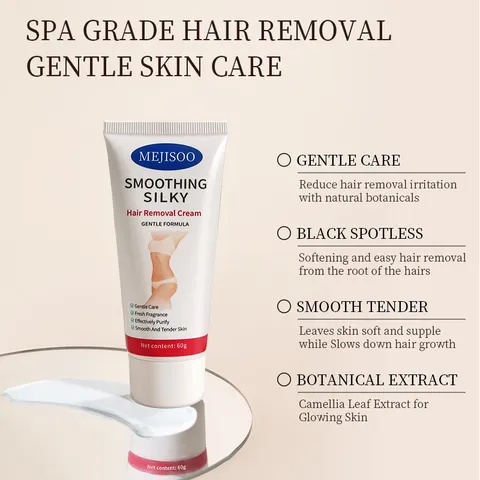 Gentle Hair Removal Cream For Legs And Underarms Smooth Skin Painless Depilatory Cream Body Care Daily Use