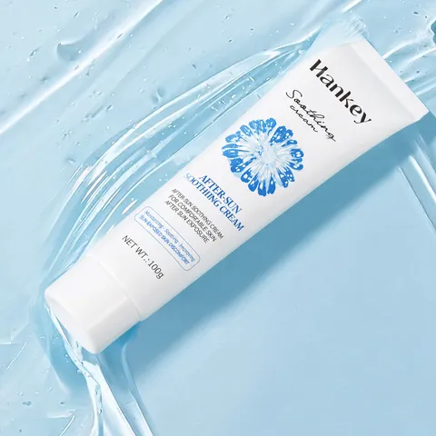 Hankey Nach der Sonne Beruhigende Creme Feuchtigkeitsspendend Reparatur Gesichts Hautpflege Gel Pflanzenextrakt Sanfte Tägliche Pflege