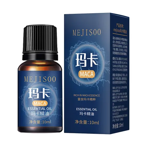 MEJISOO Maca Essential Oil Moisturizing Body Plant Intimate Spa Body Care Nourishing Massage Natural Essential Oil For Men