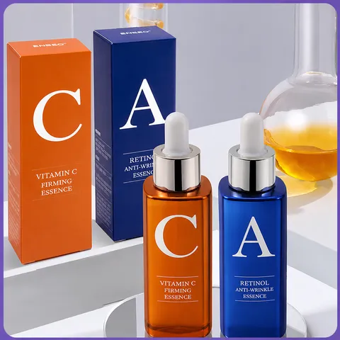 ENSEO Vitamin C Firming Face Essence Serum Anti Wrinkle Hydrating Moisturizing Liquid Skincare Bottle