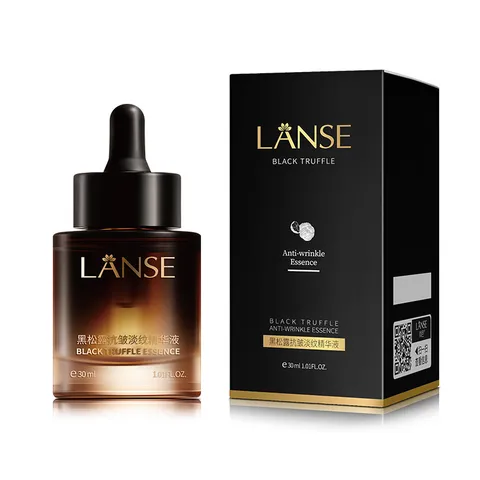 LANSE Black Truffle Anti-Wrinkle Essence And Black Tea Soothing Facial Serum Moisturizing Firming Skincare Liquid