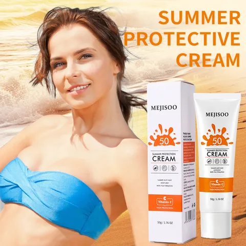 Summer Protection Sunscreen Cream SPF 50 Moisturizing Waterproof Lotion