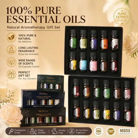 Aromatherapy Essential Oil Set Plant Extract Fragrance Gift Box Air Freshener Home Office Use