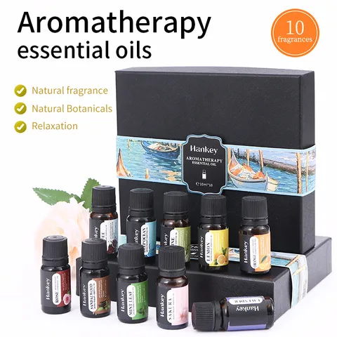 Aromatherapy Essential Oil Set Plant Extract Fragrance Gift Box Air Freshener Home Office Use