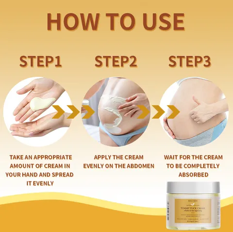 Tummy Tuck Cream Body Firming And Shaping Cream Stretch Mark Repair Botanical Formula Moisturizing Skincare For Women