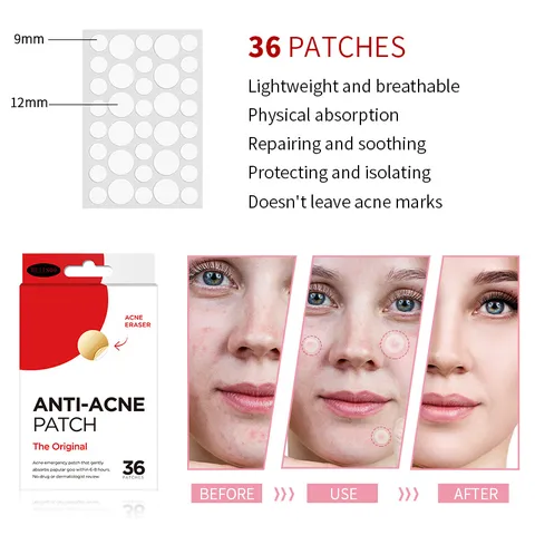 Hydrocolloid Acne Pimple Patch Invisible Blemish Spot Treatment Healing Cover Stickers For Facial Skin Care Daily Use