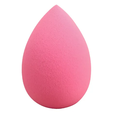 Roze Druppel Make-up Spons Zachte Latexvrije Cosmetische Puff Nat En Droog Dubbel Gebruik Gezicht Foundation Blender Beauty Tool