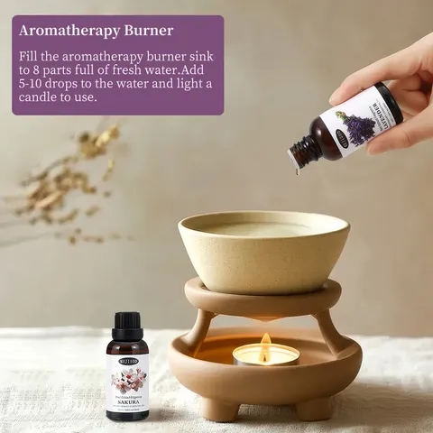 Aromatherapy Essential Oil Plant Extract Water Soluble Fragrance Oil For Humidifier Diffuser Home Office