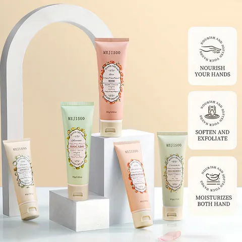 Mejisoo Moisturizing Hand Cream Botanical Extract Hydrating Hand Care Lotion Portable Travel Tube Hand Treatment For Women
