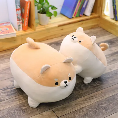 Χαριτωμένο Corgi Shiba Inu Βελούδινο Παιχνίδι Μαλακό Λουτρινο Ζώο Σκύλος Μαξιλάρι Μαξιλάρι Αγκαλιάς Κούκλα Συντροφιάς Δώρο Γενεθλίων