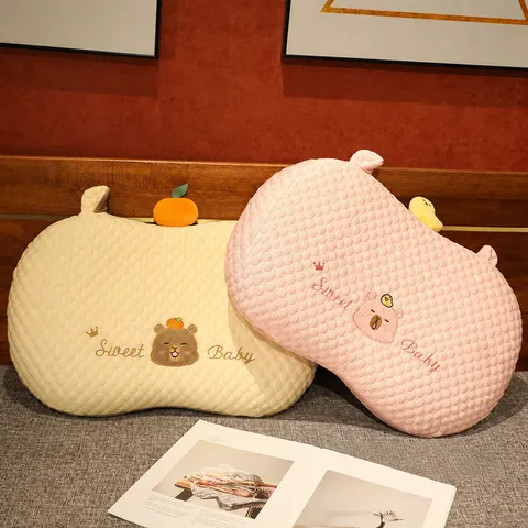 Capybara Memory Foam Pillow Cute Cartoon Animal Neck Support Pillow Soft Plush Bed Pillow For Bedroom Home