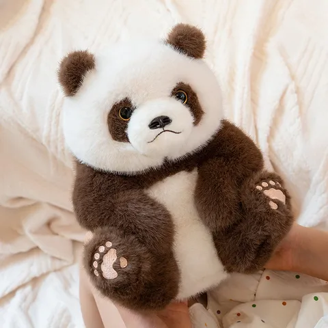 Simulatie Reuzenpanda Pluche Dier Pluche Speelgoed Schattige Vette Panda Baby Pop Zacht Kussen Cadeau Voor Kinderen En Volwassenen