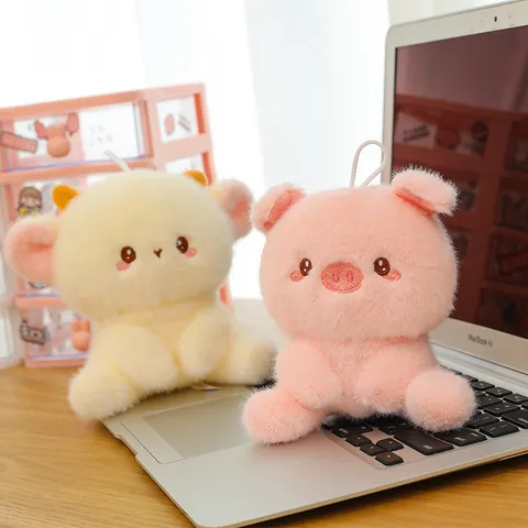 Cute Animal Plush Toy Stuffed Doll Soft Cartoon Desktop Decor Companion Gift Cute Animal Doll Toy For Office Home Decoration