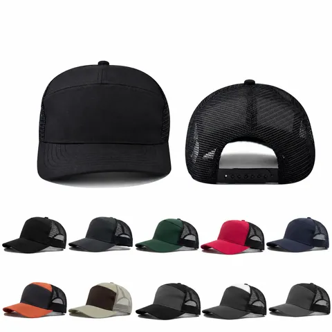 Gorra Trucker de Malla de Secado Rápido Unisex Ajustable Snapback Gorra de Béisbol Transpirable Parasol para Aire Libre