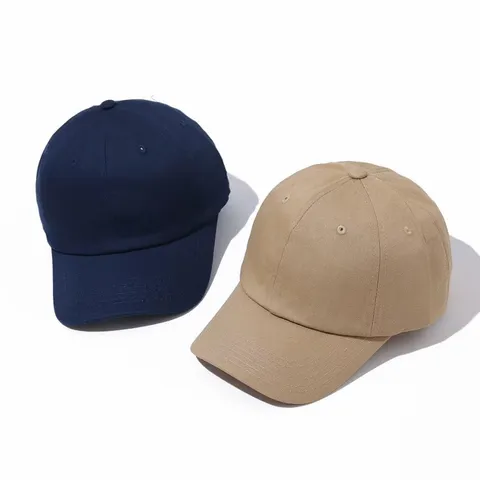 Gorra de Béisbol de Algodón Unisex Casual Color Sólido Ajustable Dad Hat Protección Solar Exterior Hombres Mujeres
