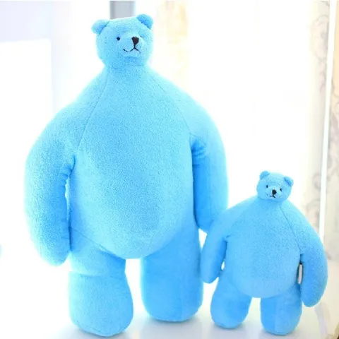 Cute Small Head Bear Plush Toy Stuffed Animal Soft Cartoon Doll Creative Companion Pillow Gift For Kids Teens