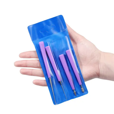 Juego de Limas de Aguja Escariador de Perlas Profesional Para Herramienta de Bricolaje DIY Herramienta Manual Para Esmerilado de Perlas Pulido Ampliación de Agujeros Suministros de Artesanía Escariador Manual de Perlas