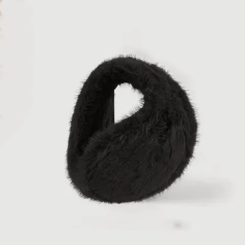 Unisex Winter Warm Plush Earmuffs Solid Color Windproof Fleece Lined Ear Warmers Cold Weather Outdoor Ear Protection Gear