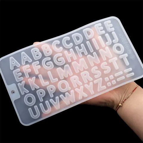Silikon Alphabet Nummer Form DIY Kuchen Dekoration Schokolade Backen Süßigkeiten Kekse Schriftart Eiswürfelform