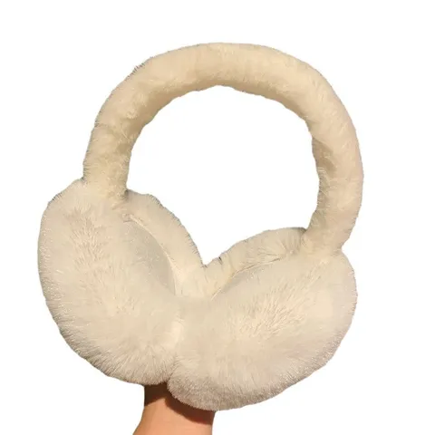 Winter Warm Plush Earmuffs Unisex Soft Fluffy Ear Warmers Outdoor Cycling Windproof Ear Covers