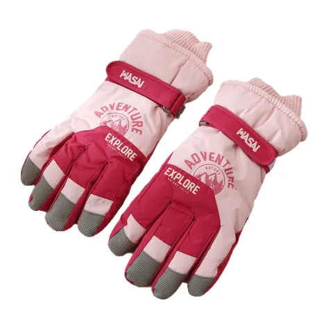 Gants de Ski Chauds d'Hiver Imperméables Coupe-vent Thermiques Tactiles Pour Hommes Femmes Enfants Cyclisme en Plein Air Snowboard