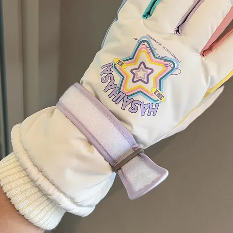 Gants De Ski D'Hiver Chauds Pour Femmes Et Enfants Polaire Épaisse Coupe-Vent Imperméable Thermique Cyclisme Gants Tactiles