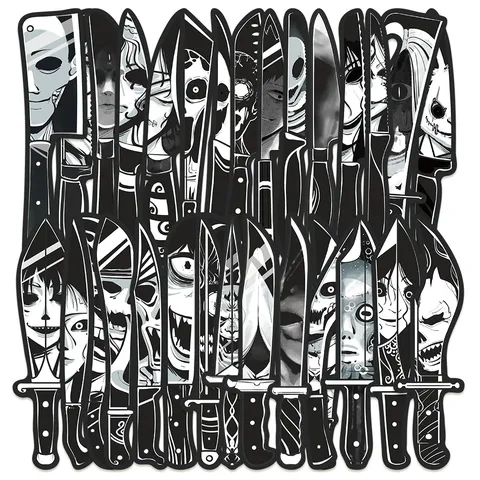 Horror Knife Bookmarks Paper Scary Skull Face Page Markers Reading Accessories Gothic Dark Style Stationery For Students