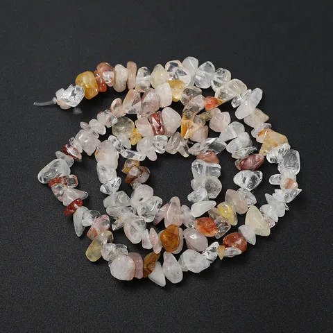 Naturstein Kristall Schotter Perlen Unregelmäßige Lose Splitter Perlen Für DIY Armband Halskette Schmuck Herstellung Zubehör