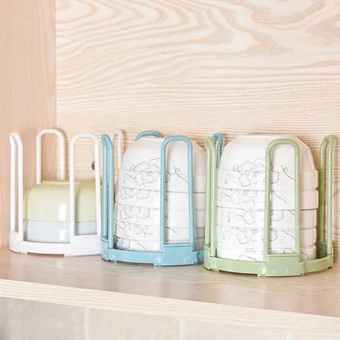Plastic Dish Drying Rack Kitchen Tableware Storage Organizer Detachable Drainer Holder for Bowls Plates