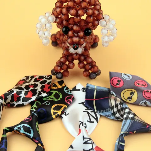 Kids Pets Cartoon Print Polyester Necktie Adjustable Neck Tie For Children Performance Daily Fashion