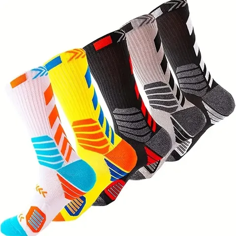 Unisex Professionelle Sportsocken Basketball Atmungsaktive Baumwollmischung Wadenlange Trainingssocken Für Herren Damen