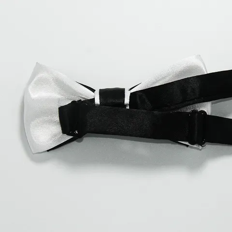 Doppelschichtige Glänzende Polyester Fliege Hochzeit Party Performance Kinder Fliege Formelle Halsbekleidung