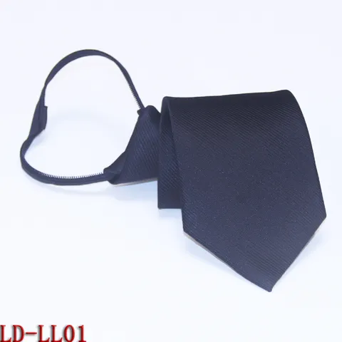Herren Business Formal Krawatte Klassisch Gewebt Polyester Reißverschluss Krawatte Einfach Faule Zip Krawatten Für Hochzeit Party Tägliche Arbeit