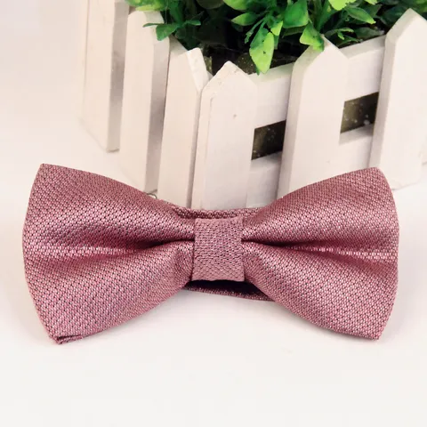 Herren Abend Hochzeit Fliege Klassisch Polyester Jacquard Einfarbig Silberseide Fliege Formell Geschäft Halsbekleidung