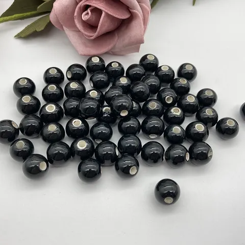 Jingdezhen Ceramic Loose Beads DIY Handmade Bracelet Necklace Hairpin Jewelry Accessories Craft Ceramic Round Beads