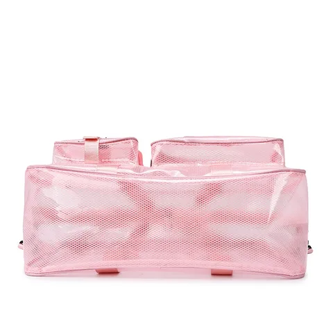 Große Kapazität Wasserdichte PVC Mesh Reisetasche Transparente Strand Duffle Bag Outdoor Sport Fitness Aufbewahrungstasche