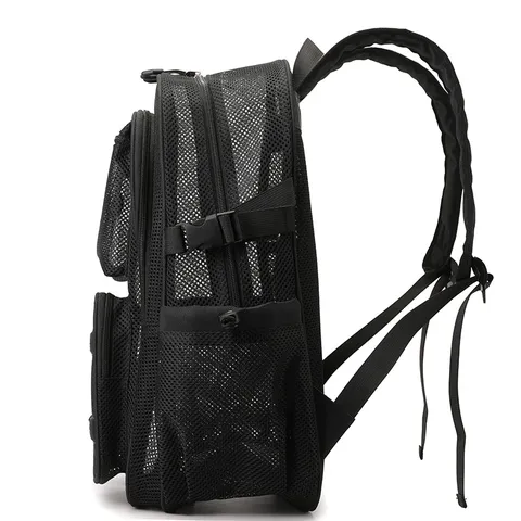 Große Kapazität Hohl Mesh Rucksack Mehrfache Taschen Atmungsaktiv Schüler Schultasche Freizeit Reise Computer Rucksack
