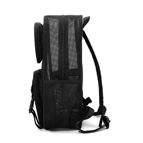 Große Kapazität Mesh Rucksack Ausgehöhlt Reise Strand Schultasche Atmungsaktiv Casual Daypack Für Damen Herren