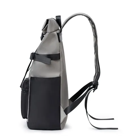 Herren Roll-Top Rucksack Wasserdicht Lässige Reise Tagesrucksack Mode Business Computer Schulbuchtasche Für Tägliches Pendeln