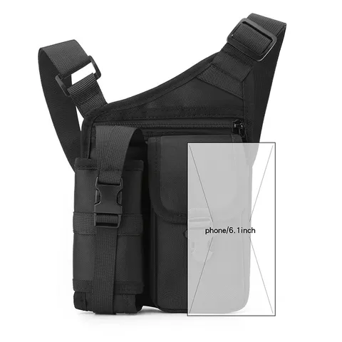 Herren Wasserdichte Taktische Brusttasche Nylon Umhängetasche Sling Bag Outdoor Reise Multifunktionale Einzelne Schulter Tasche