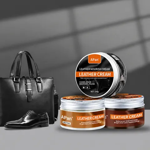 Lederpflegecreme Nährende Schuhcreme Lederbalsam Reiniger Für Schuhe Taschen Möbel Pflege