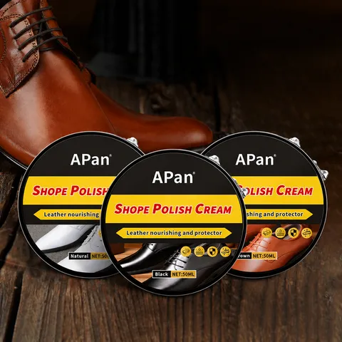 Professionelle Feste Leder Schuhcreme Nährendes Schuhwachs Wasserdichte Glanzcreme Für Stiefel Schuhe Taschen Lederpflege