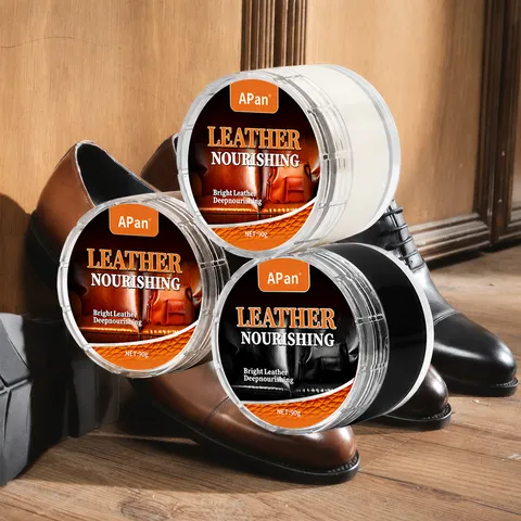 APan Lederpflegecreme Lanolin Schuhcreme Acryl Leder Nährende Restorer Conditioner Balsam Schuhputzwerkzeug