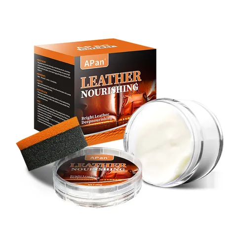 APan Crema per Cura della Pelle Lanolina Lucido per Scarpe Acrilico Pelle Nutriente Ristoratore Balsamo Condizionante