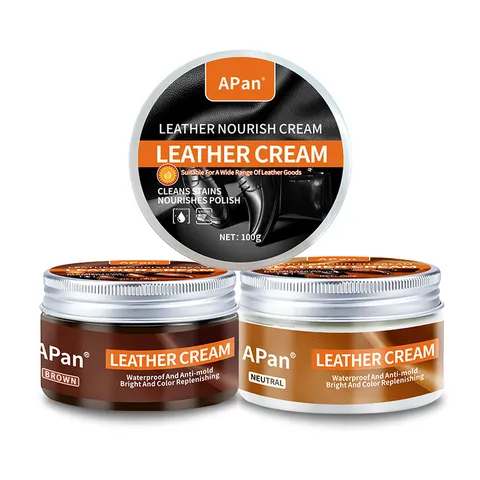 Crema per Cura della Pelle Lucido Nutritivo Balsamo Detergente per Scarpe Borse Mobili Manutenzione