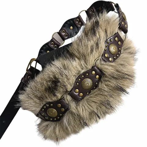 American Retro Wasteland Style PU Leather Rivet Spliced Belt Y2K Millennial Spicy Girl Fashion Accessory Waist Band